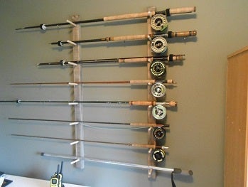 How To Store Fly Rod Tubes - Fly Fishing Tips - DIY Wall Rack